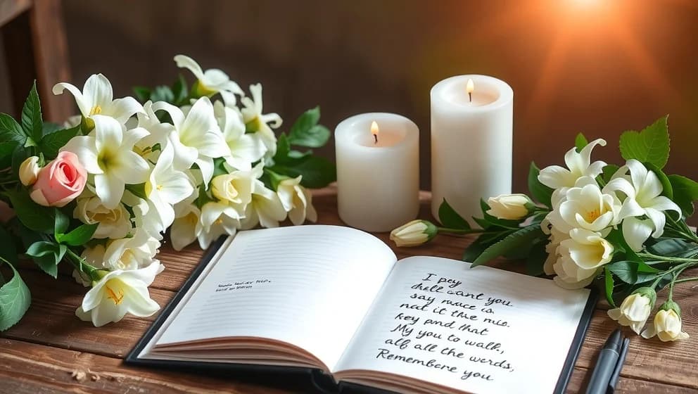 Vad ska man skriva i en sista hälsning på begravningen