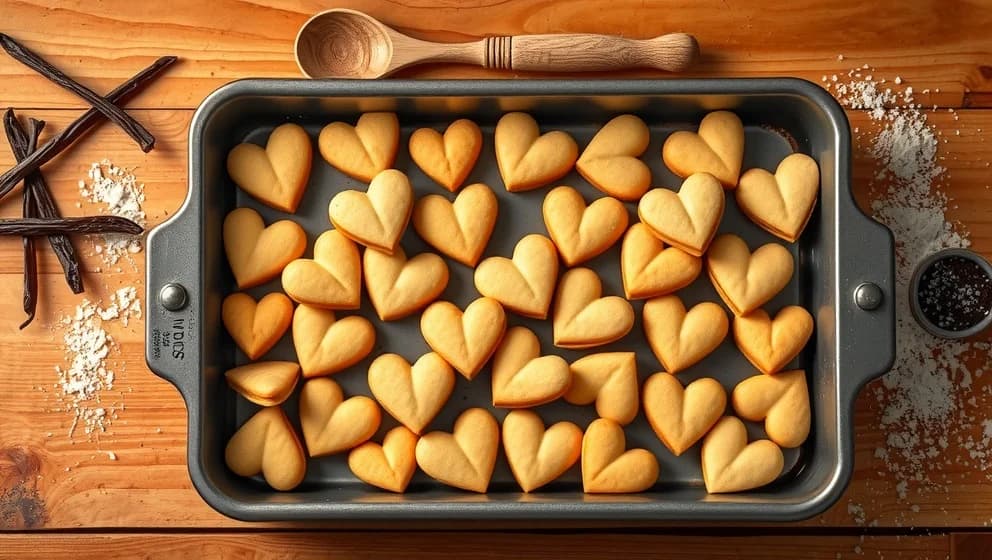 Vaniljhjärtan i långpanna som alla älskar